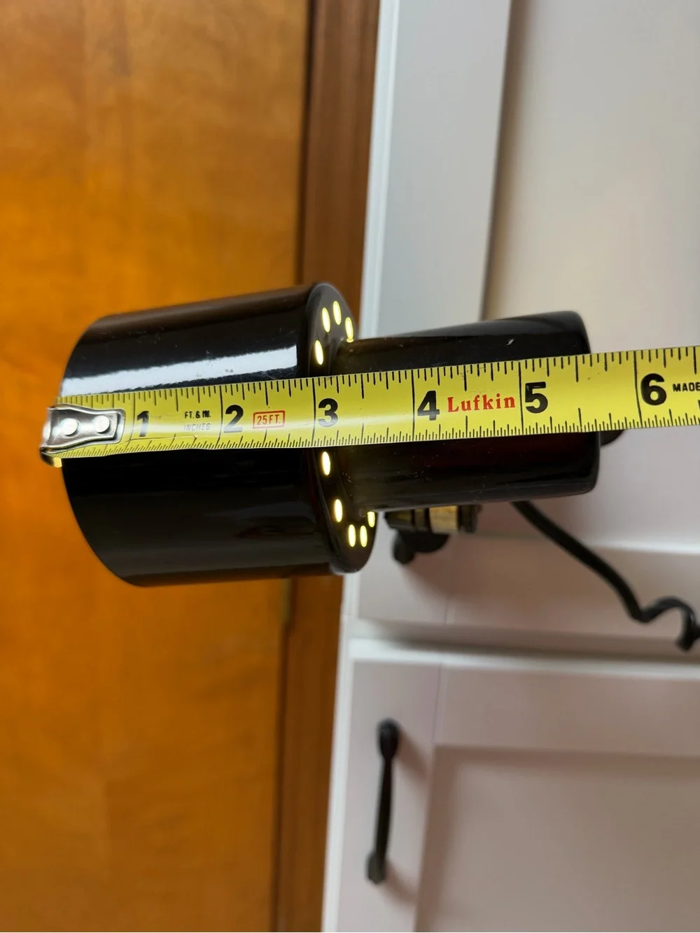 Black Adjustable Clip-On Task Lamp - Brand: